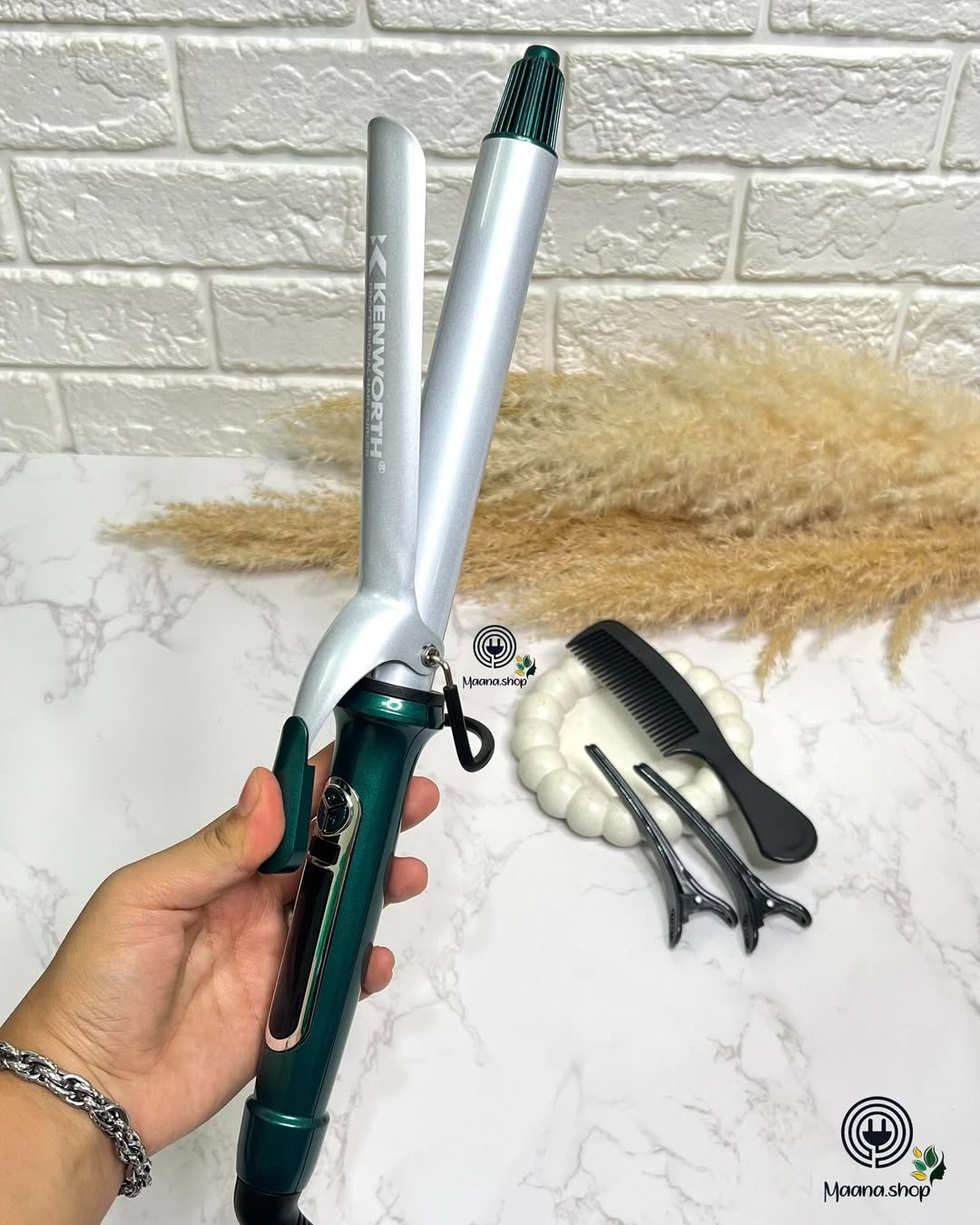 دستگاه فر کننده مو سایز ۲۵ مارک kenworth